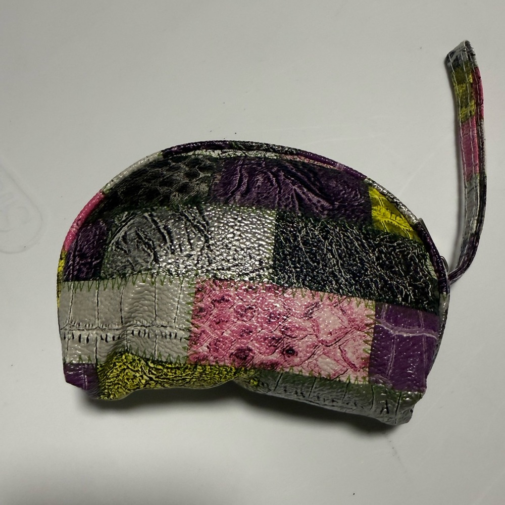 Colorful Patchwork Wristlet